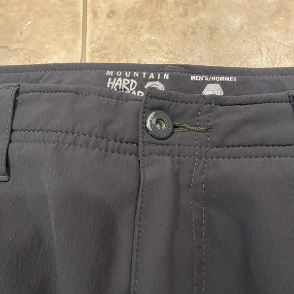 Mountain Hardwear Yumalino Fleece Lined Outdoor Pants Men’s Sz 36 X 32 Gray EUC - Picture 5 of 12